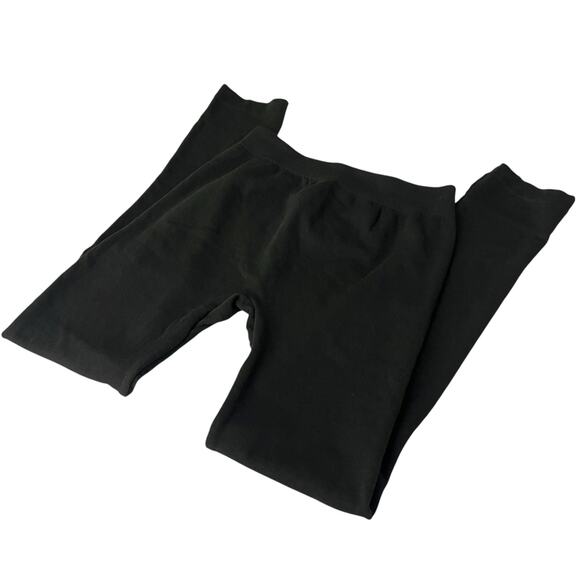 Connection 18 SIZE 1X Cozy Warm Comfort Seamless Fleece Lined Mid Rise Leggings - Picture 2 of 10